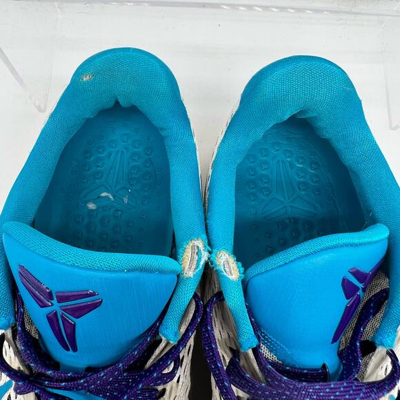 Nike Shoes Mens 8.5 Kobe XI 11 Low Draft Day White Purple Blue 836183-154 main image 4